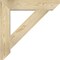 Ekena Millwork Traditional Slat Rough Sawn Bracket, Douglas Fir, 4"W x 24"D x 24"H BKT04X24X24TRA06RDF - alternate 2